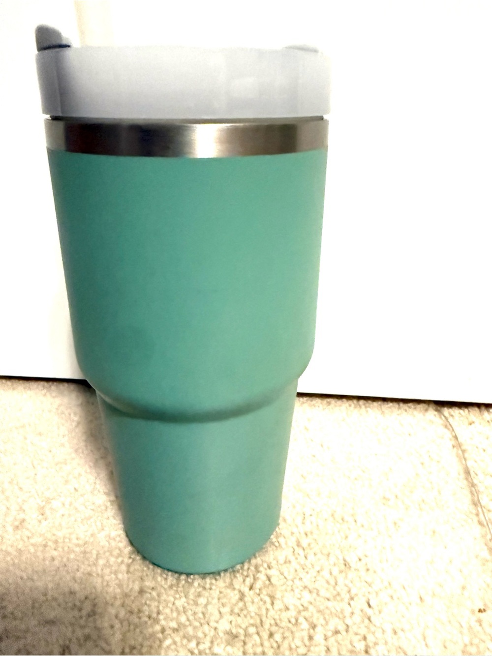 Stanley FlowState 20 oz Tumbler Teal Stainless Steel Travel Cup Straw - Picture 4 of 8